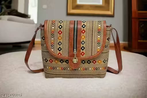     			TheYourChoice Sling Bag Canvas Set of 1 ( Multicolor )