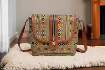     			TheYourChoice Sling Bag Canvas Set of 1 ( Multicolor )