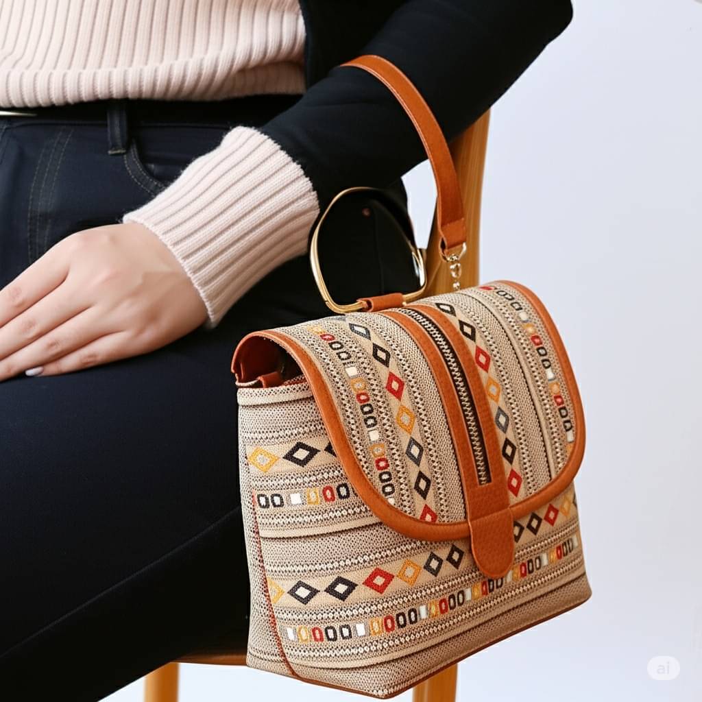     			TheYourChoice Sling Bag Canvas Set of 1 ( Multicolor )