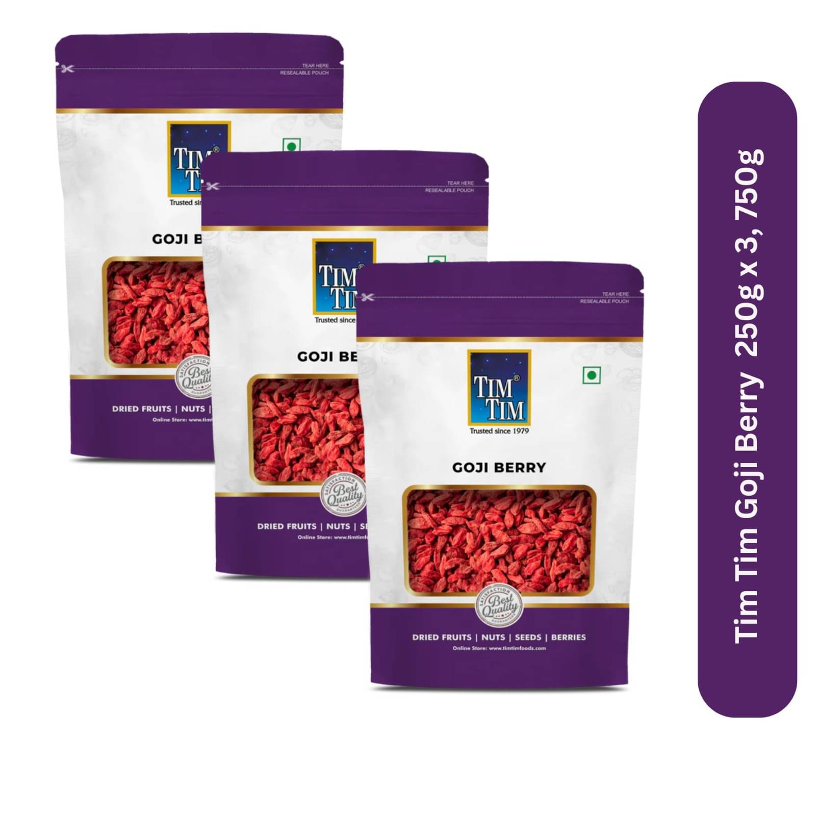     			Tim Tim Goji Berries 750 g