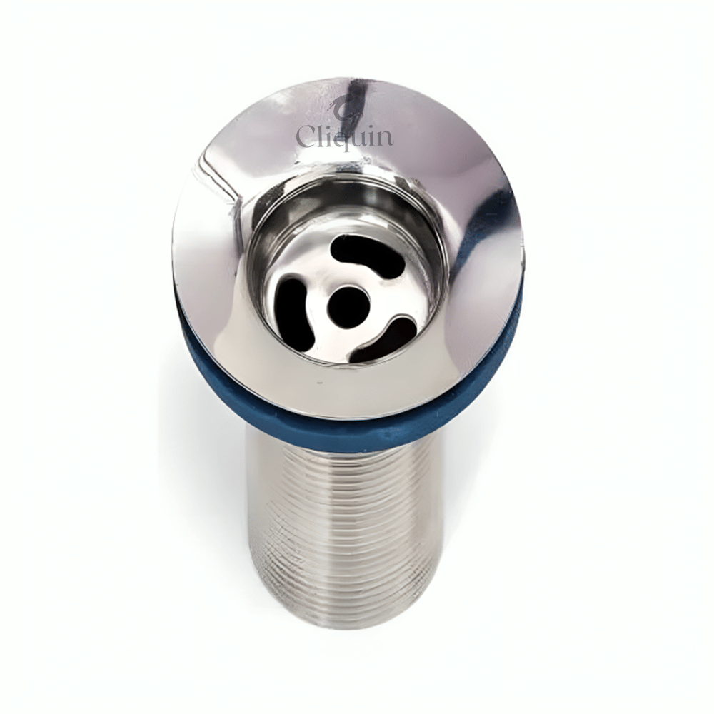     			Wash Basin Full Thread Waste Coupling with Chrome Finish – Durable & Rust-Resistant - Pack of 1 pcs