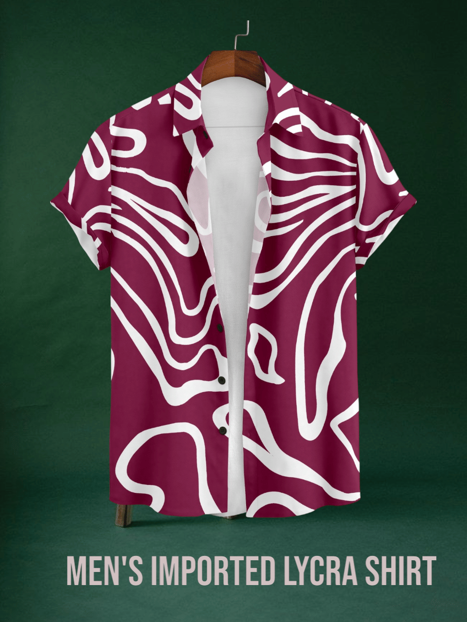 seventeenstitch Polyester Regular Fit Printed Half Sleeves Men's Casual Shirt - Maroon ( Pack of 1 ) seventeenstitch Polyester Regular Fit Printed Half Sleeves Men's Casual Shirt - Maroon ( Pack of 1 )