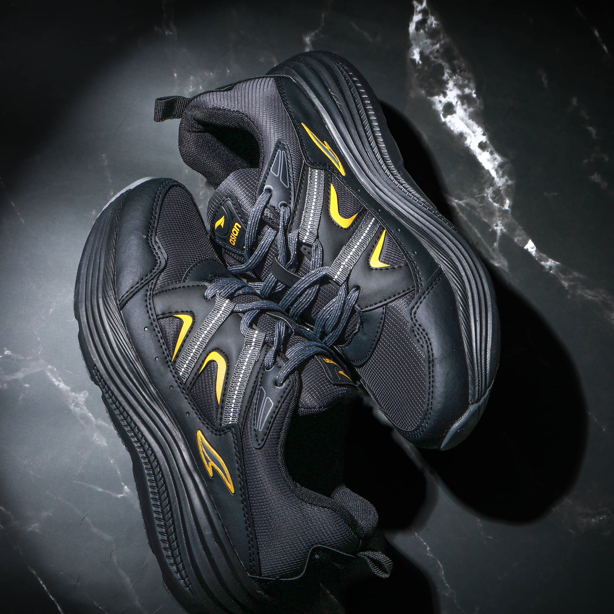 ASIAN BOSS-27 Black Men's Sports Running Shoes ASIAN BOSS-27 Black Men's Sports Running Shoes