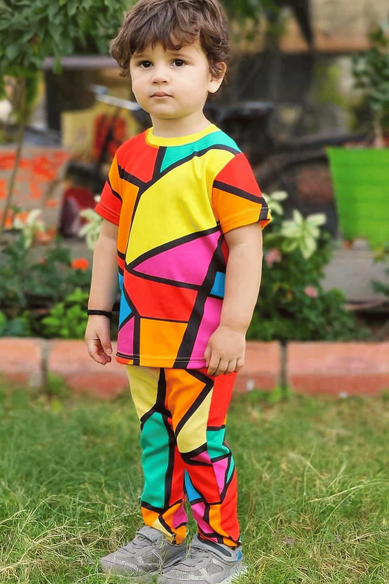 ASTYLOR Pack of 1 Boys Cotton Blend T-Shirt & Trackpants Set ( Multicolor 1 ) ASTYLOR Pack of 1 Boys Cotton Blend T-Shirt & Trackpants Set ( Multicolor 1 )