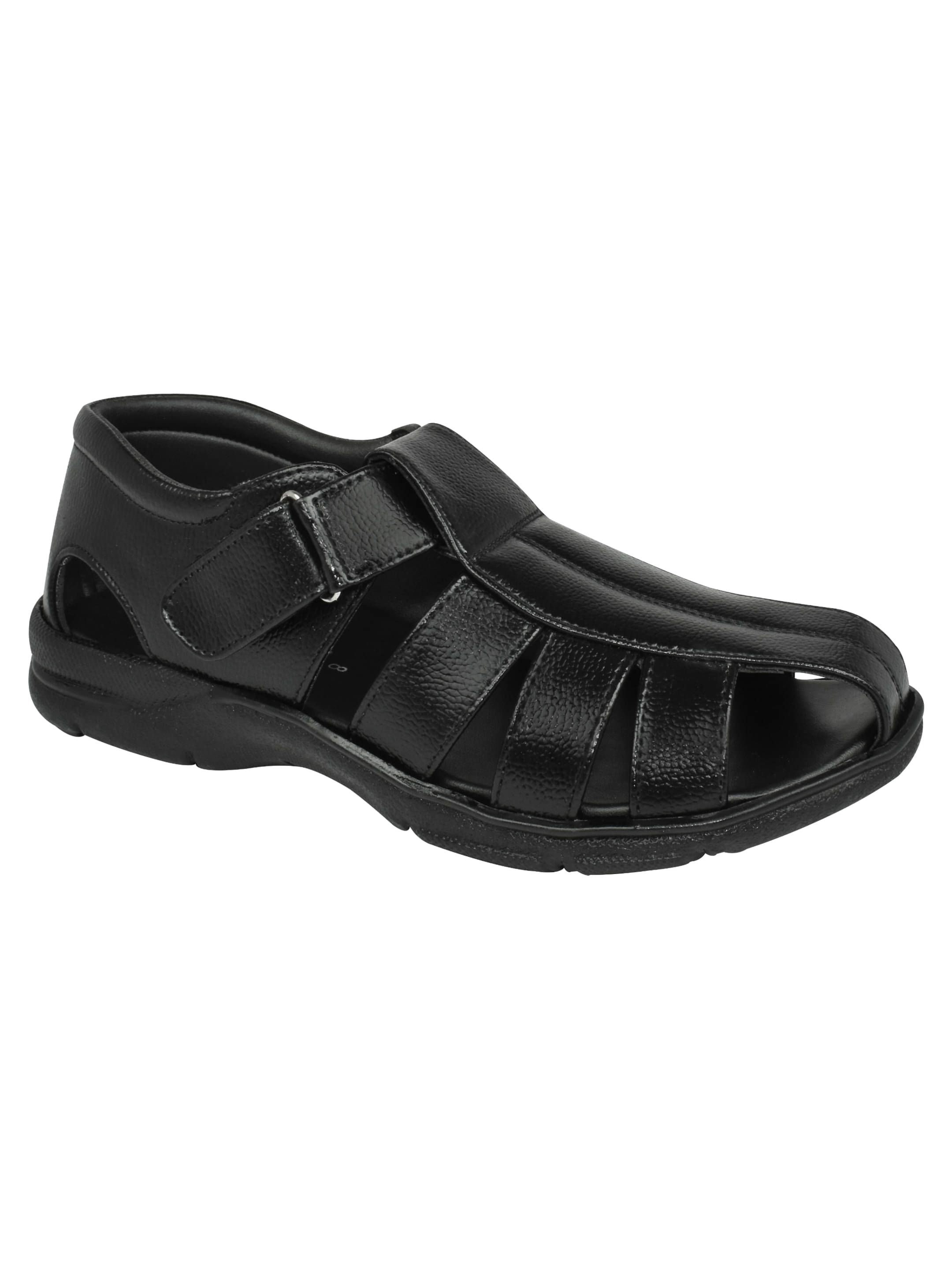     			Ajanta - Black Men's Sandals