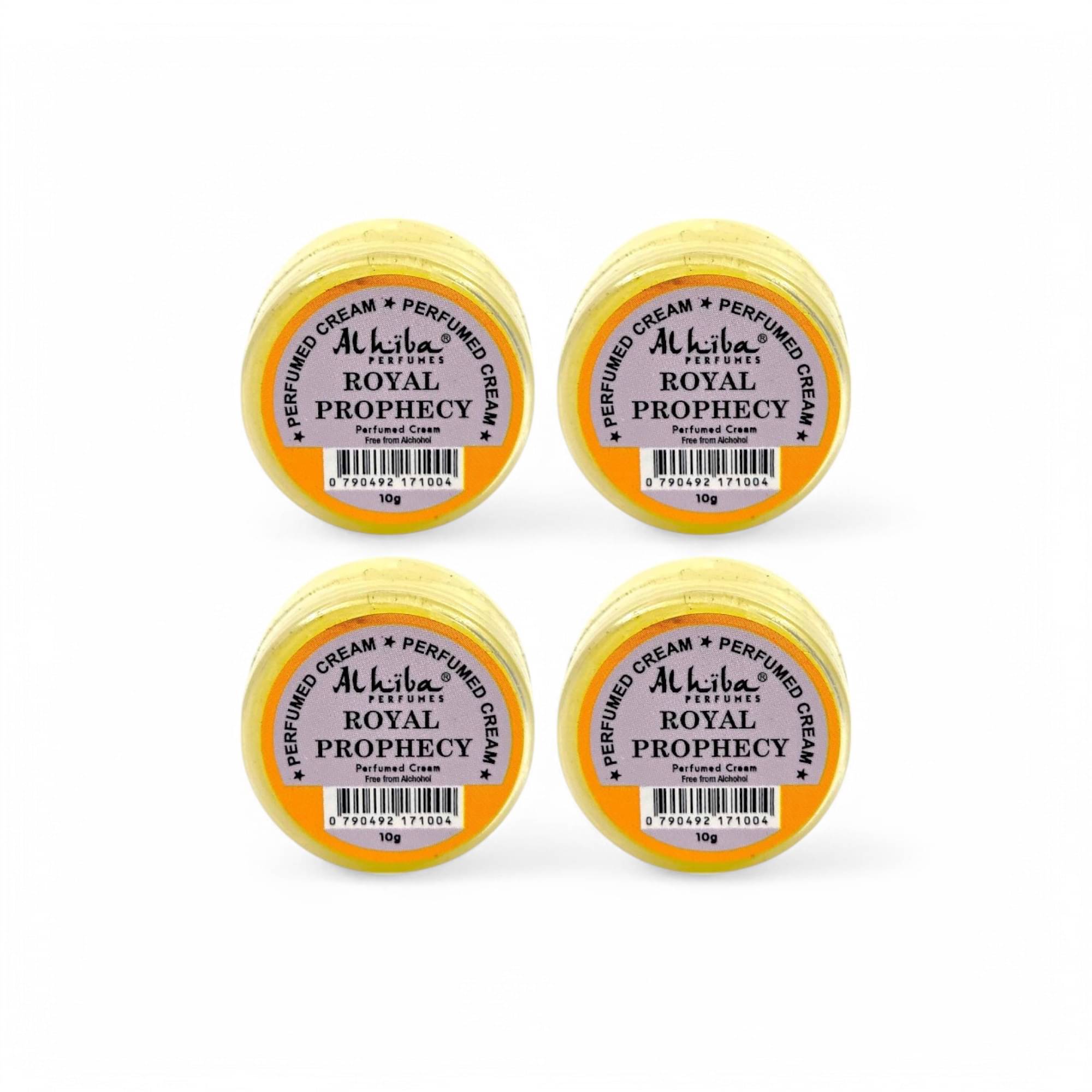 Al Hiba Royal Prophecy Perfumed Body Deodorant Cream for Unisex 10 gm ( Pack of 4 ) Al Hiba Royal Prophecy Perfumed Body Deodorant Cream for Unisex 10 gm ( Pack of 4 )