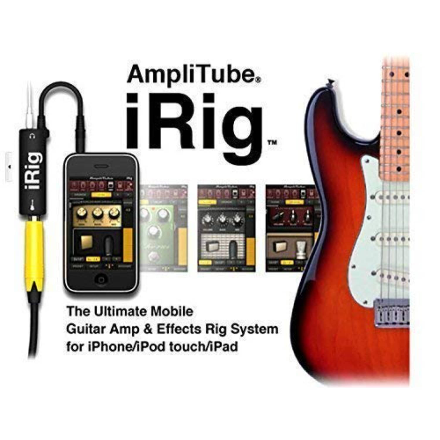     			Audio Interface AMP for iPod Touch, iPhone, guitar connector Multimedia audio interface (pack of 1)(Black)