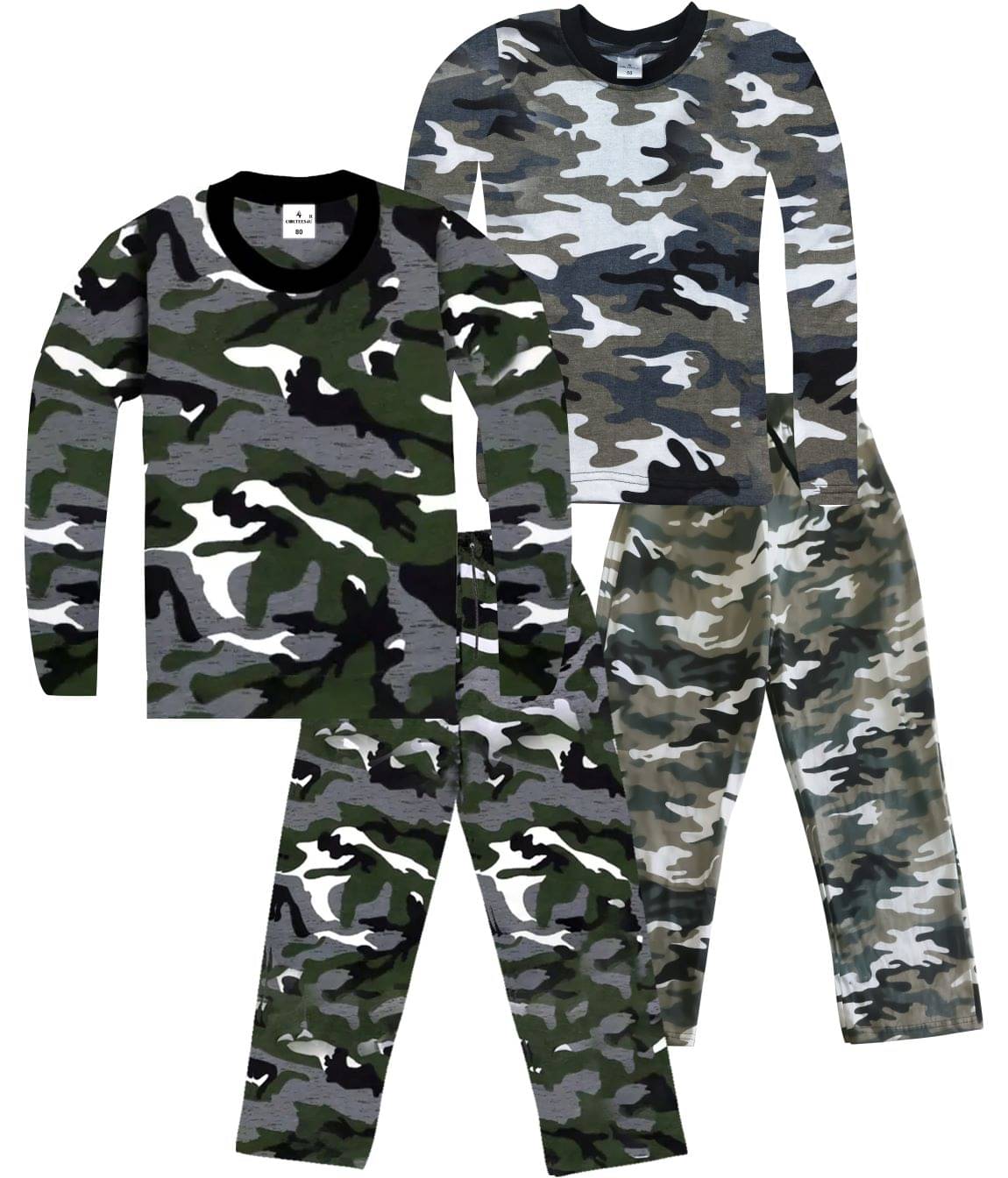 COOLTEES4U Pack of 2 Unisex Cotton T-Shirt & Trackpants Set ( Multicolor ) COOLTEES4U Pack of 2 Unisex Cotton T-Shirt & Trackpants Set ( Multicolor )