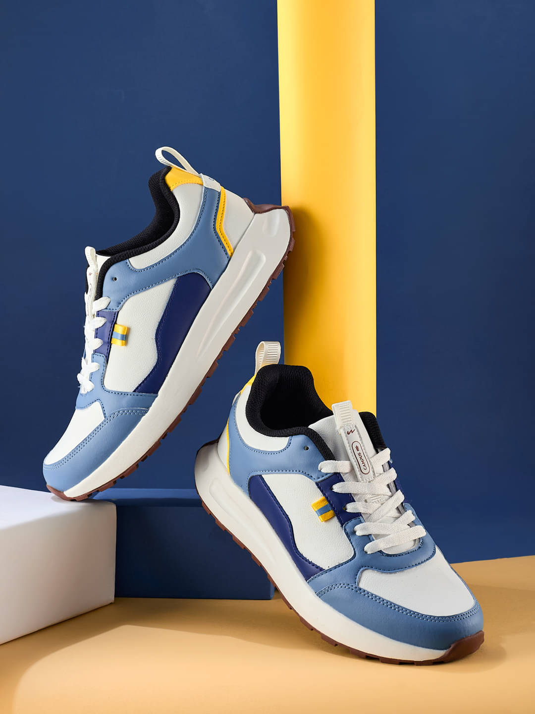     			Campus PASSO White Men's Lifestyle Shoes