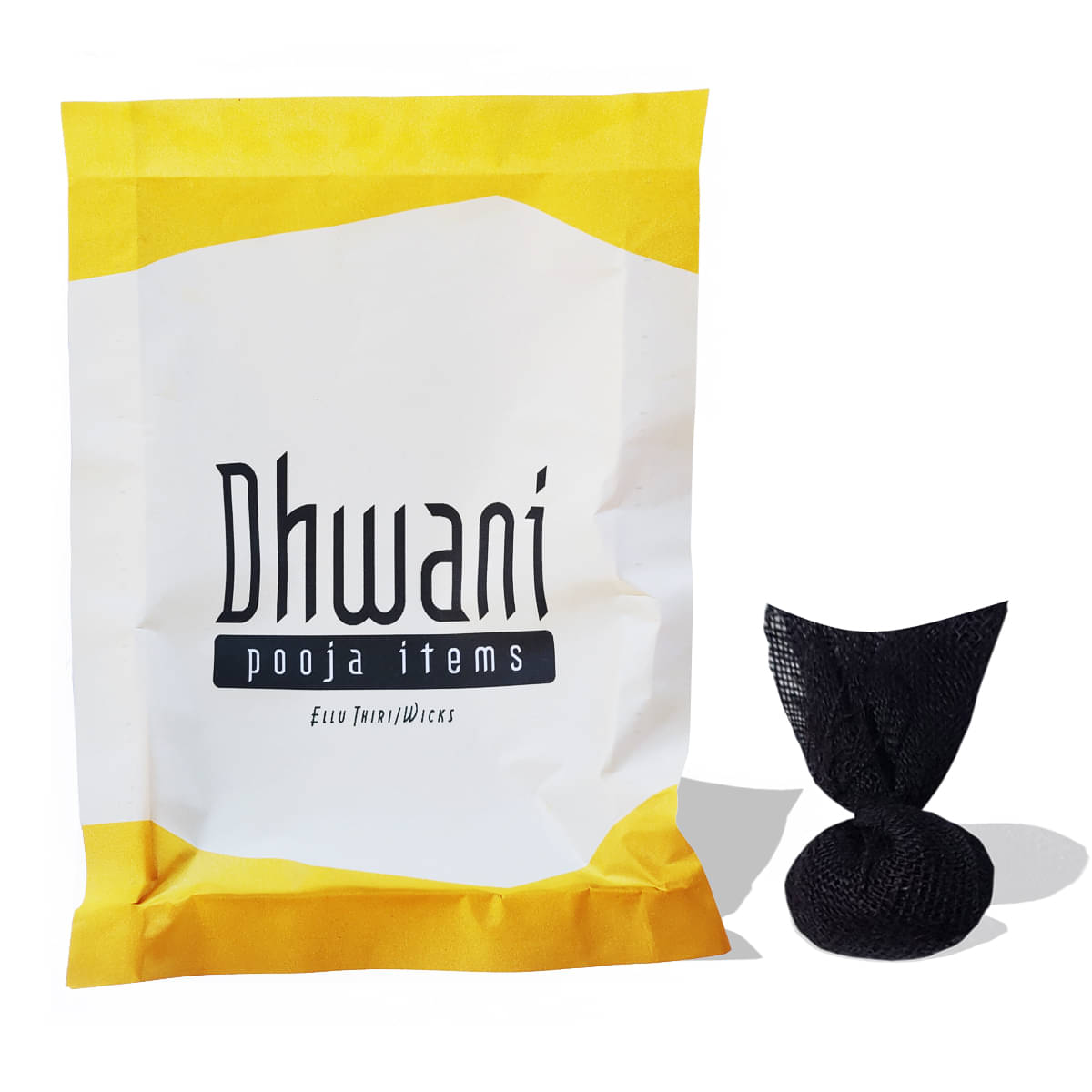     			DHWANI POOJA ITEMS Cotton Wicks For Temple ( Pack of 25 )