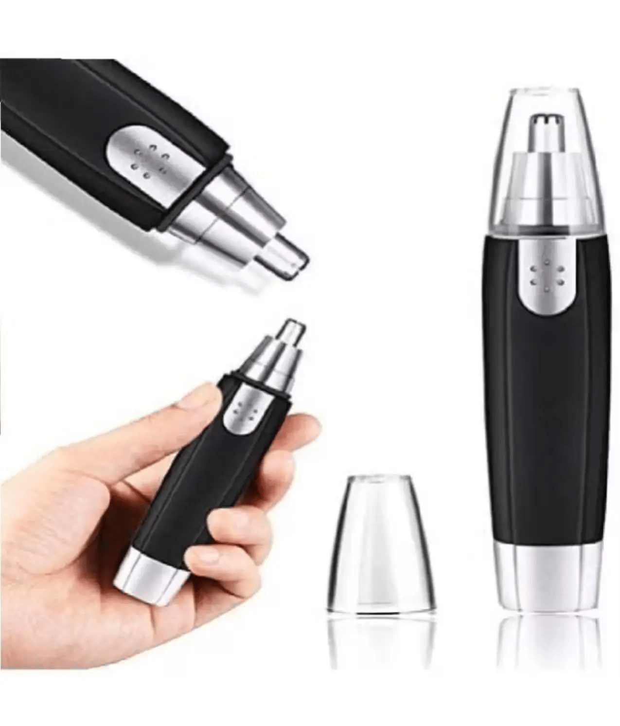     			HUG PUPPY Nose Hair Trimmer Black Corded Nose Trimmer With 20 minutes Runtime