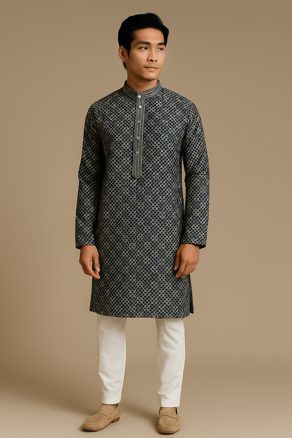     			Indian Poshakh Multicolor 1 Cotton Men's Regular Kurta ( Pack of 1 )