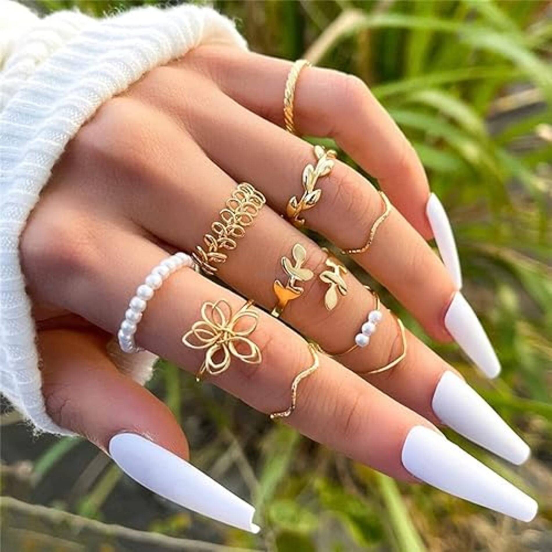 Inko&co Gold Rings Combo ( Pack of 10 ) Inko&co Gold Rings Combo ( Pack of 10 )