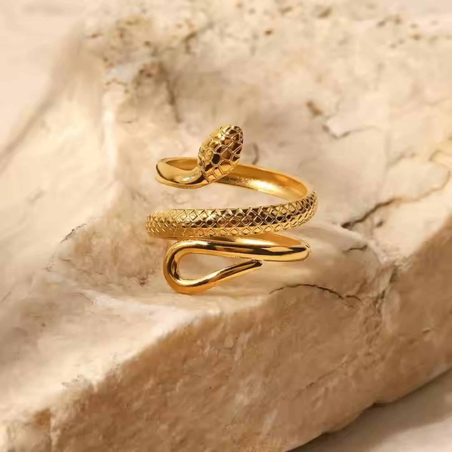 Inko&co Gold Single Finger Rings ( Pack of 1 ) Inko&co Gold Single Finger Rings ( Pack of 1 )