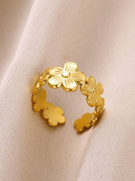 Inko&co Gold Single Finger Rings ( Pack of 1 )     			Inko&co Gold Single Finger Rings ( Pack of 1 )