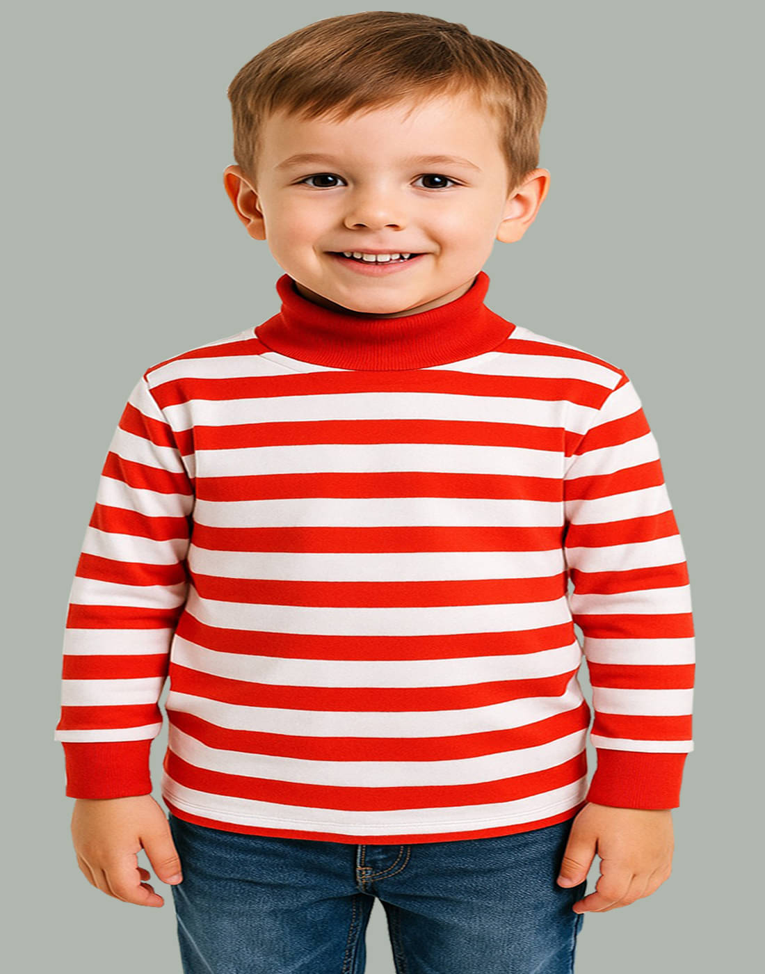     			KidzzCart Pack of 1 Boys Cotton Sweatshirt ( Red )