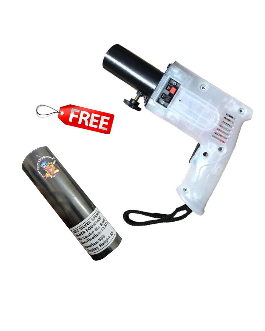     			Led Cold Pyro Gun with 1 pyro
