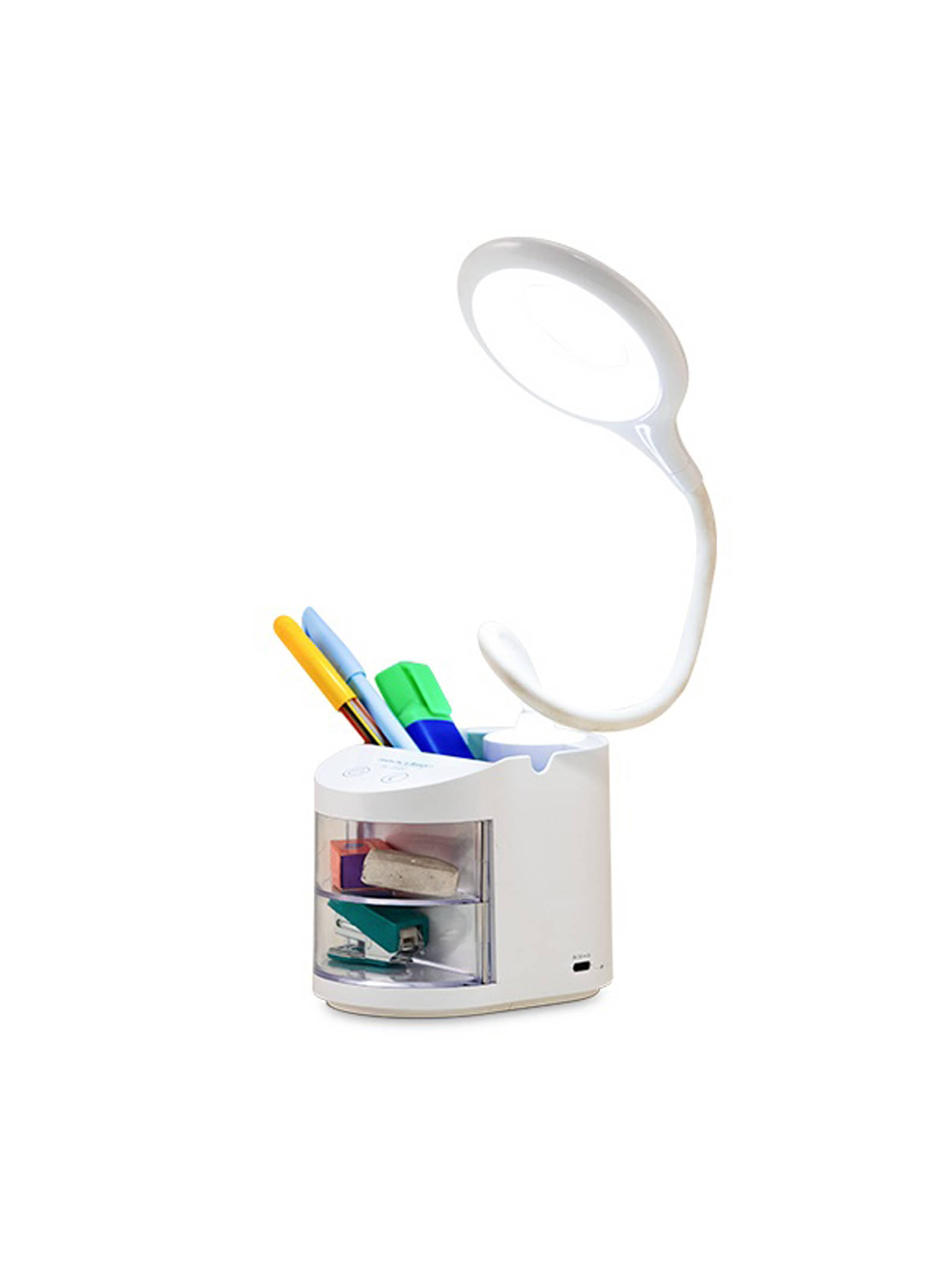     			Lenon White Study Table Lamp ( Pack of 1 )