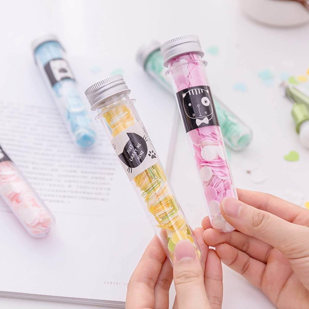     			MAGNIQUE 2 Pc Multibrite Disposable Paper Soap Tube, Mixed Fragrance Paper Soap Sheets, Flower Design, Compact and Portable, Gentle on All Skin Types, Dissolves Easily, Hygienic and Travel-Friendly