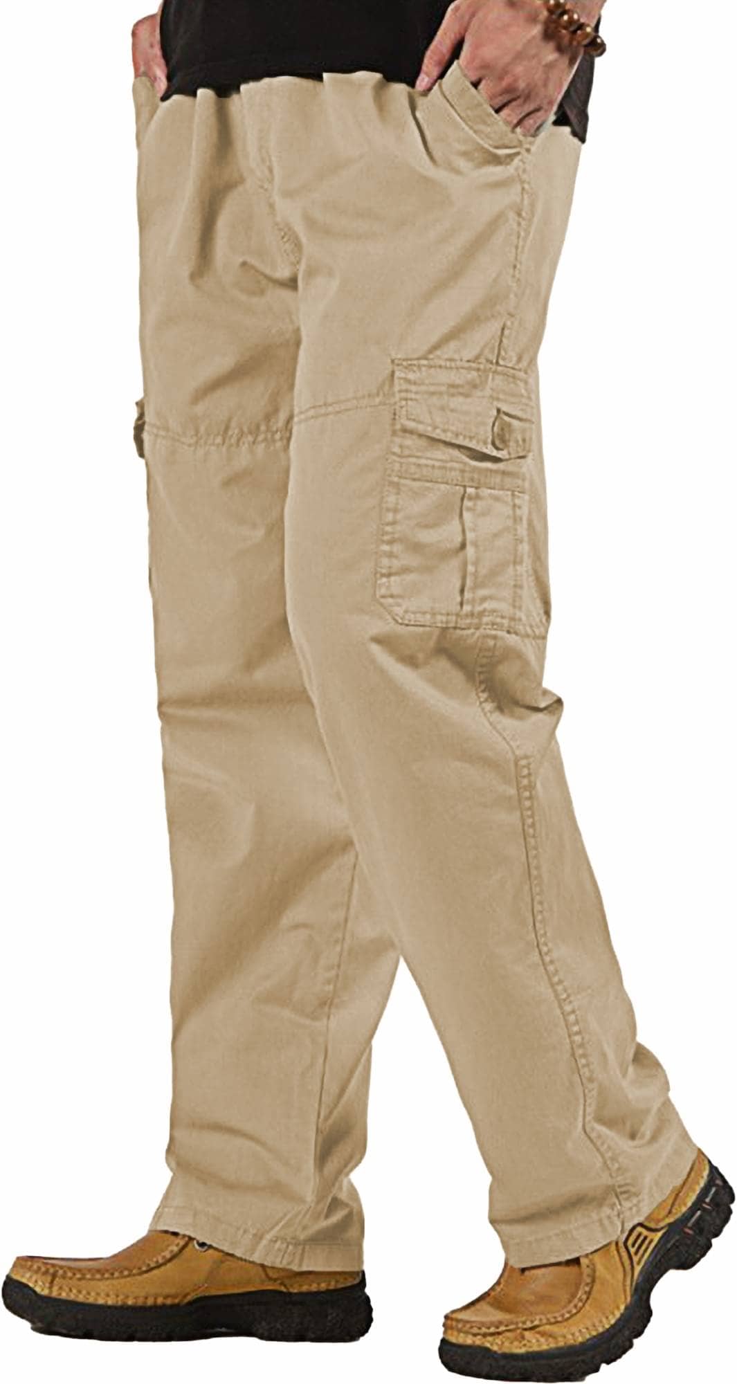 MULTIWA Beige Cotton Blend Men's Trackpants ( Pack of 1 ) - Track Pants | Buy online on ZillyBuy
