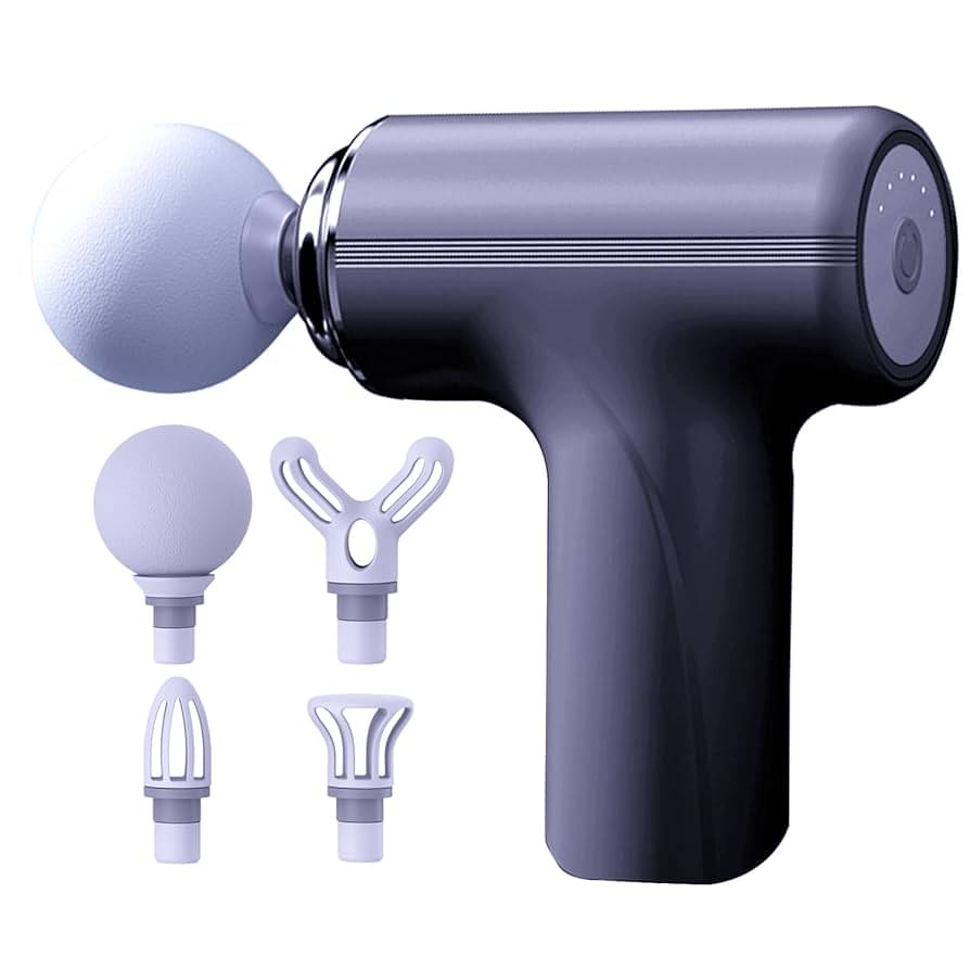 NIYOREZ Massage Machine for Body Pain – Mini Massage Gun for Deep Tissue, Muscle & Body Pain Relief – Handheld, Battery Powered Massager for Neck, Shoulder, Back, Foot (Multicolor) NIYOREZ Massage Machine for Body Pain – Mini Massage Gun for Deep Tissue, Muscle & Body Pain Relief – Handheld, Battery Powered Massager for Neck, Shoulder, Back, Foot (Multicolor)