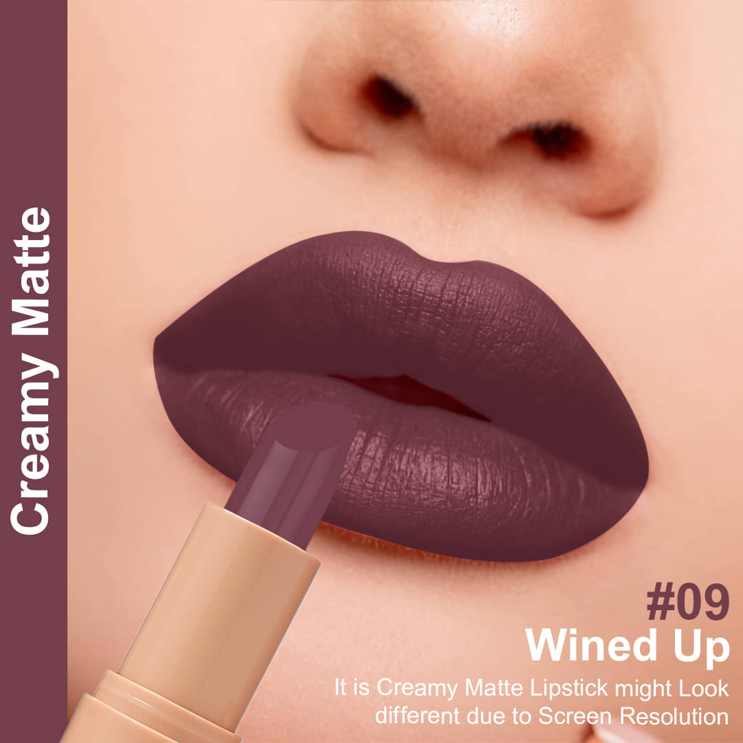 One Wish Wine Drop Matte Long Lasting Creme Lipstick ( Pack of 1 ) One Wish Wine Drop Matte Long Lasting Creme Lipstick ( Pack of 1 )