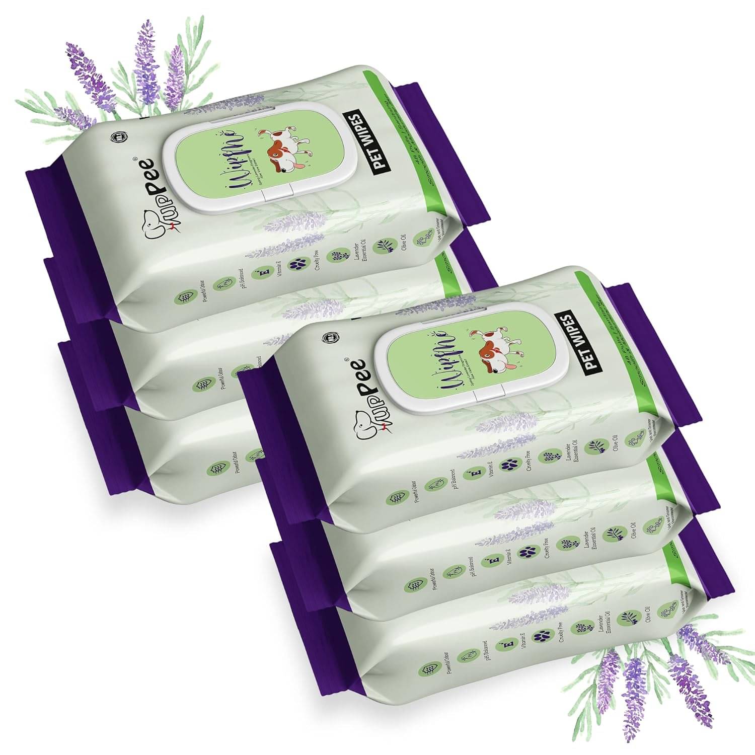 PUPPEE Wipe ME 100% Biodegradable 288 Count (Pack of 6) Wipes PUPPEE Wipe ME 100% Biodegradable 288 Count (Pack of 6) Wipes