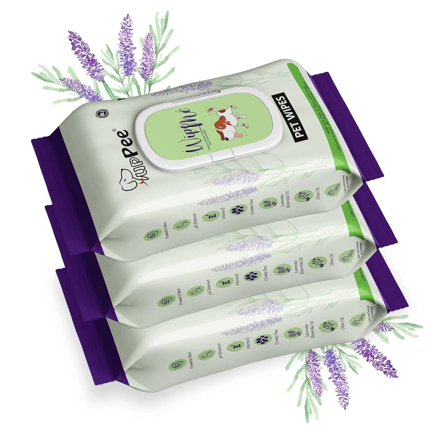     			PUPPEE Wipe ME 100% Biodegradable 144 Count (Pack of 3) Wipes