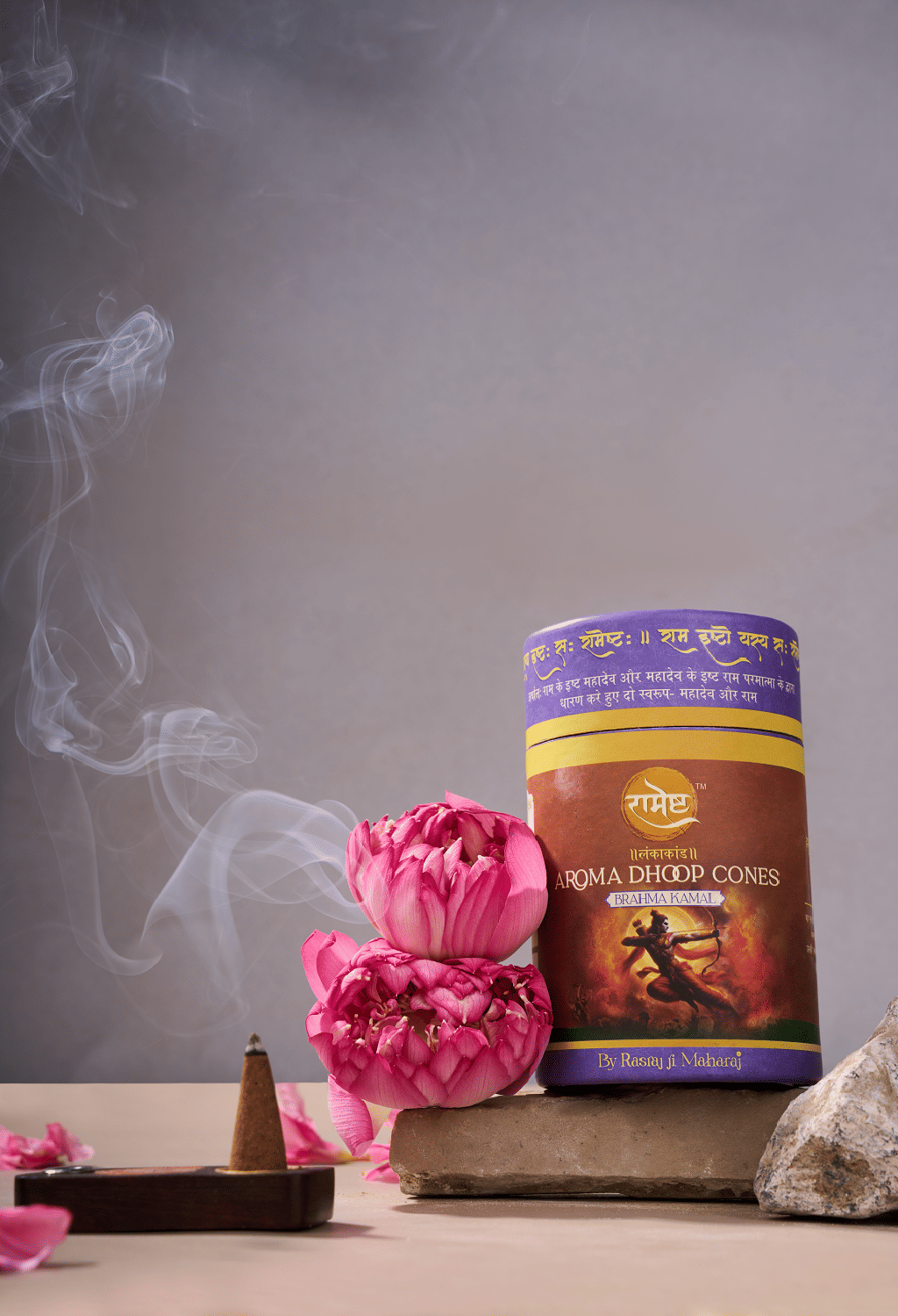     			RAMESTH Incense Dhoop Cone Lotus 40 Pieces ( Pack of 1 )