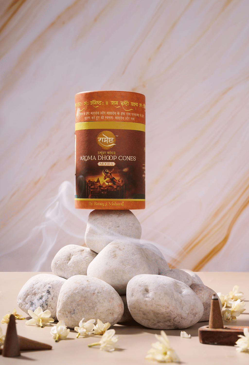     			RAMESTH Incense Dhoop Cone Mogra 40 Pieces ( Pack of 1 )