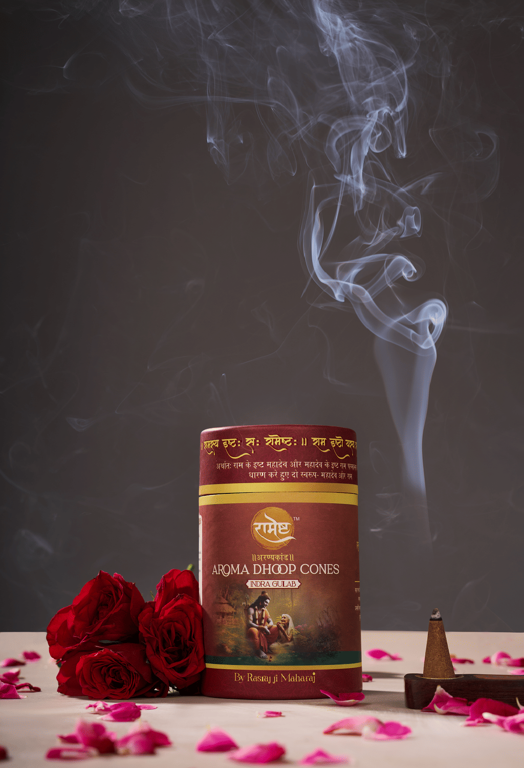     			RAMESTH Incense Dhoop Cone Rose 40 Pieces ( Pack of 1 )