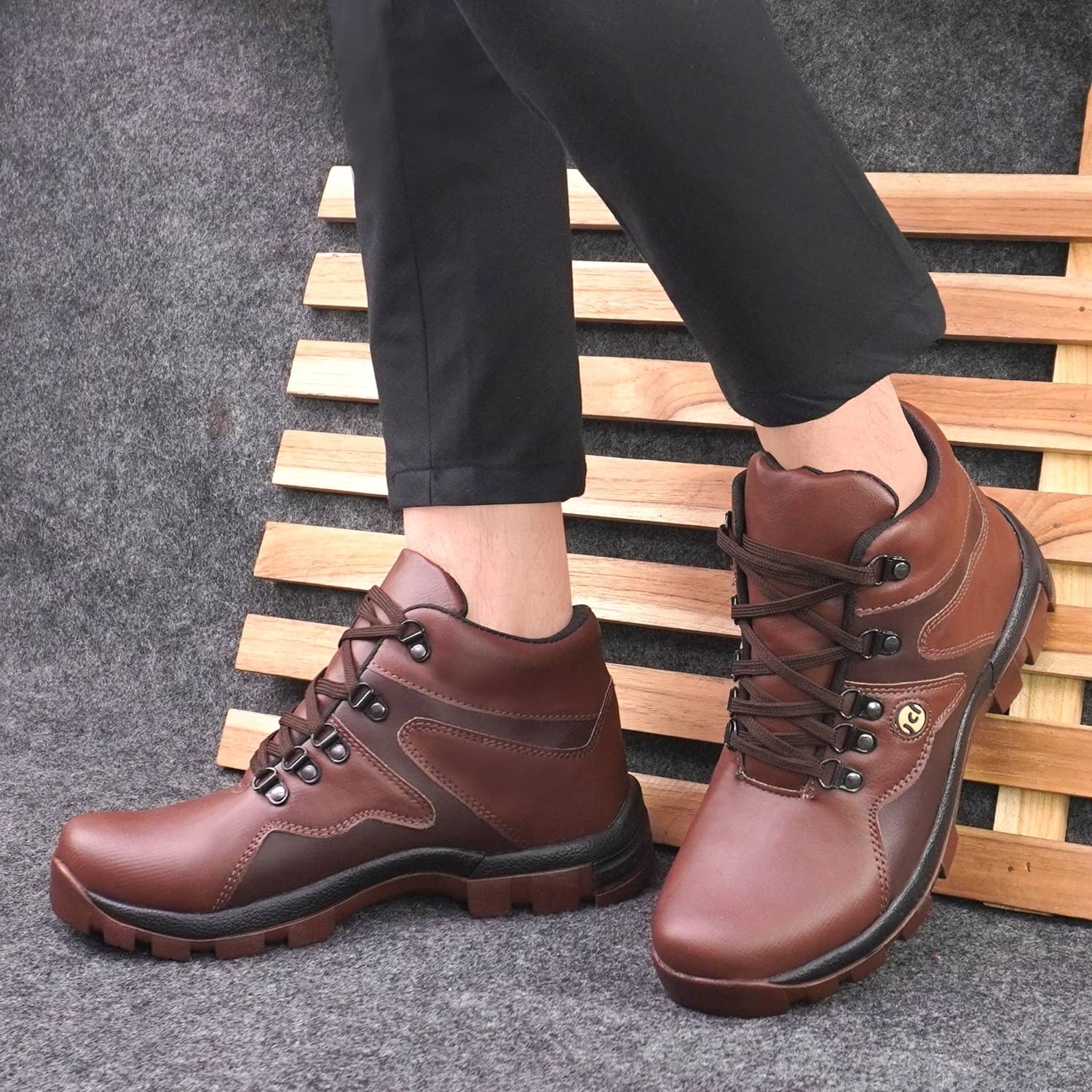     			Royal Cruzz Brown Men's Casual Boots