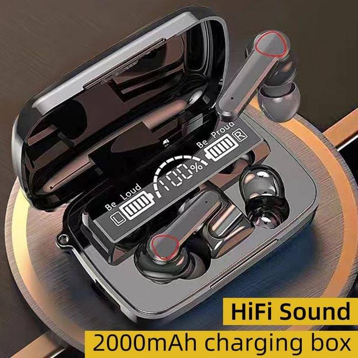     			SURYASH ENTERPRISES M19 Bluetooth Bluetooth Earphone In Ear Active Noise cancellation Black