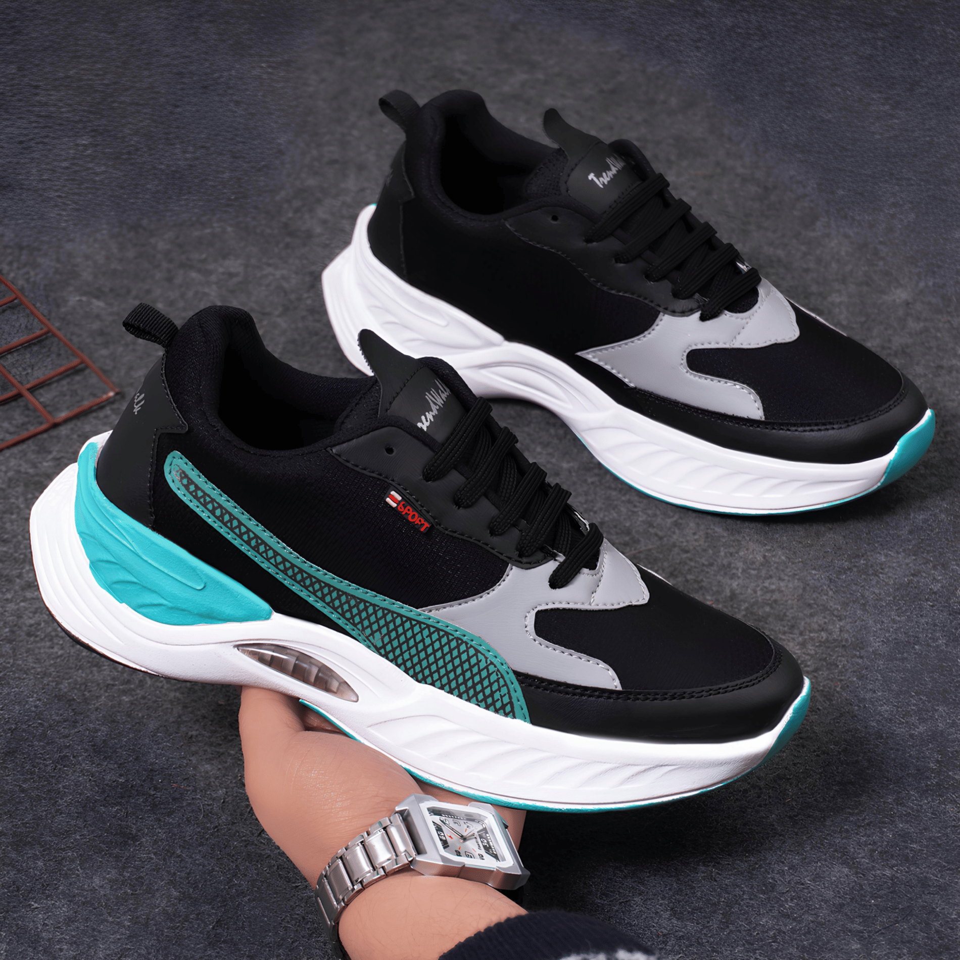 Lee Cooper Sneakers Black Casual Shoes