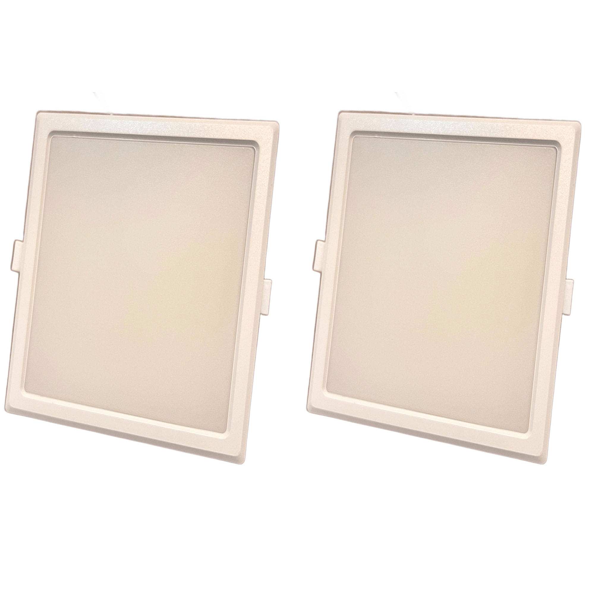     			Tryka PVC White Ceiling Lights - Pack of 2