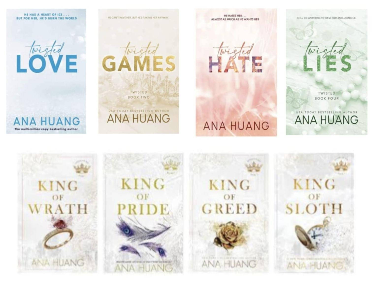     			Twisted Series + King of Sin Series ( 8 Books Combo )