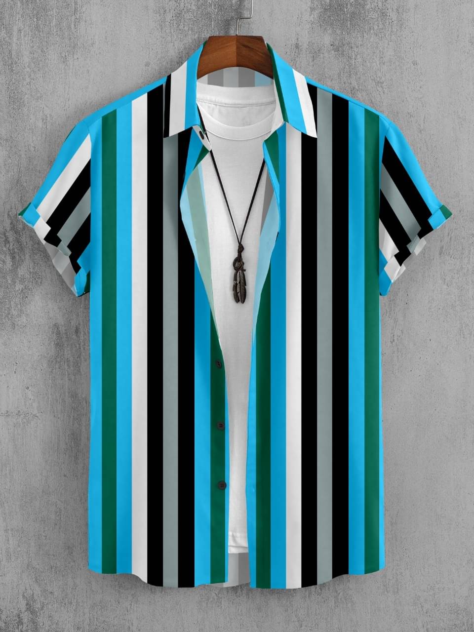 seventeenstitch Polyester Regular Fit Printed Half Sleeves Men's Casual Shirt - Multicolor 1 ( Pack of 1 ) seventeenstitch Polyester Regular Fit Printed Half Sleeves Men's Casual Shirt - Multicolor 1 ( Pack of 1 )