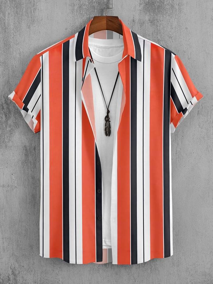     			seventeenstitch Polyester Regular Fit Printed Half Sleeves Men's Casual Shirt - Multicolor 3 ( Pack of 1 )