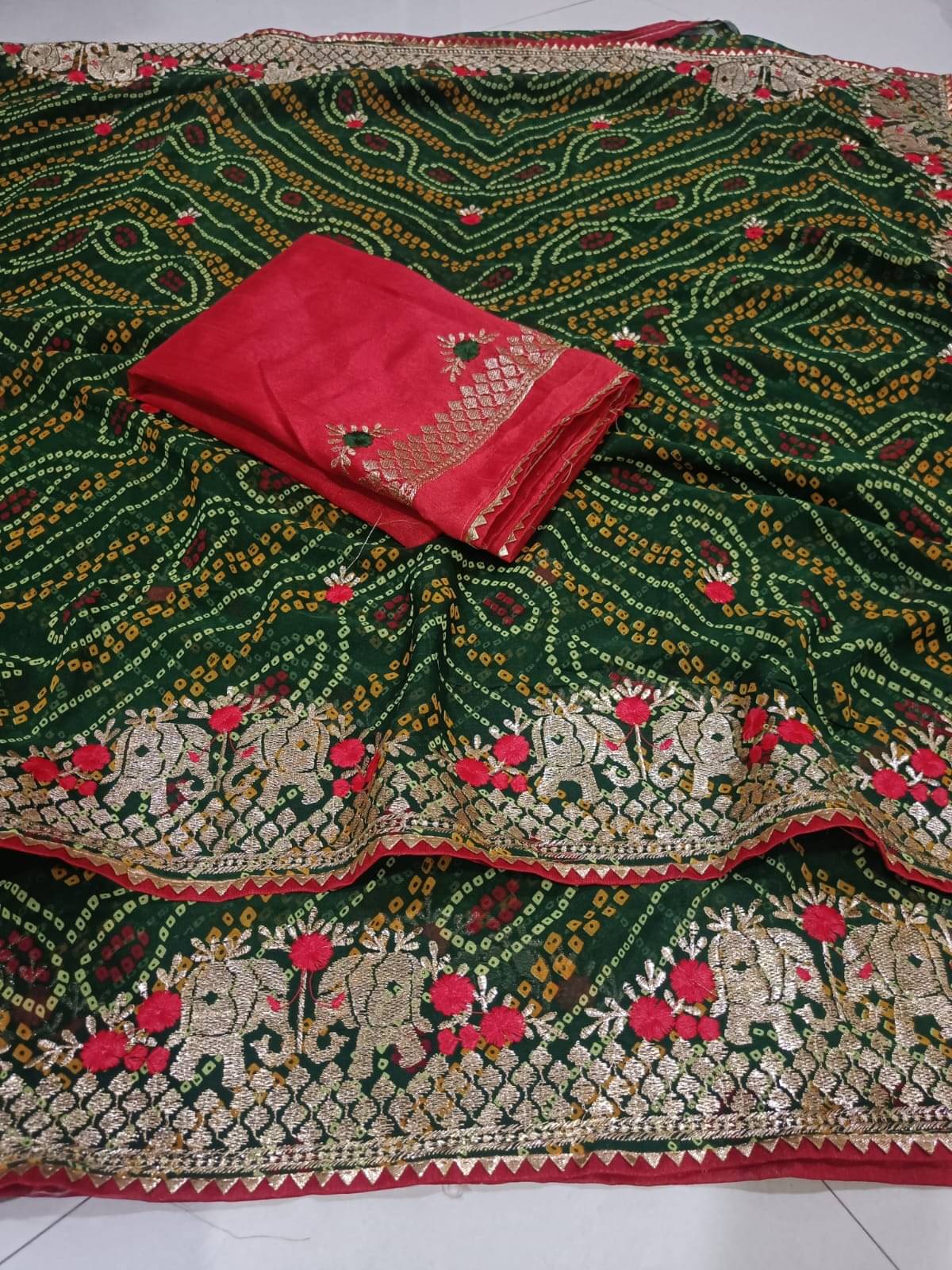 supalee Tex Georgette Printed Regular Saree With Unstitched Blouse Piece ( Green ) supalee Tex Georgette Printed Regular Saree With Unstitched Blouse Piece ( Green )