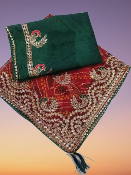 supalee Tex Georgette Printed Regular Saree With Unstitched Blouse Piece ( Red )     			supalee Tex Georgette Printed Regular Saree With Unstitched Blouse Piece ( Red )