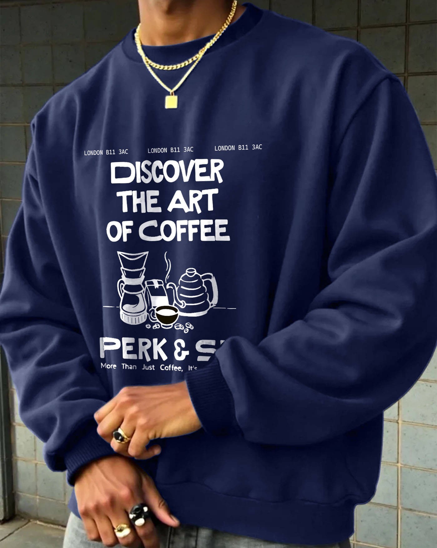 AUSK Fleece Round Neck Men's Sweatshirt - Blue ( Pack of 1 )     			AUSK Fleece Round Neck Men's Sweatshirt - Blue ( Pack of 1 )