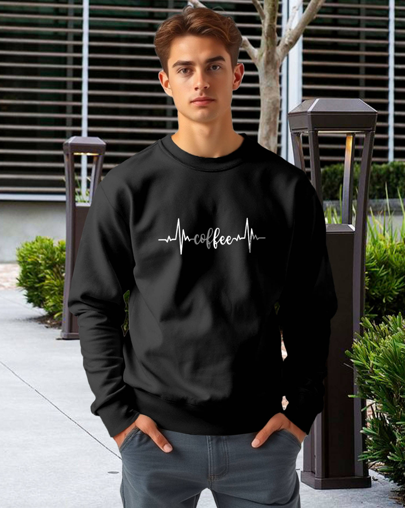     			AUSK Fleece Round Neck Men's Sweatshirt - Black ( Pack of 1 )