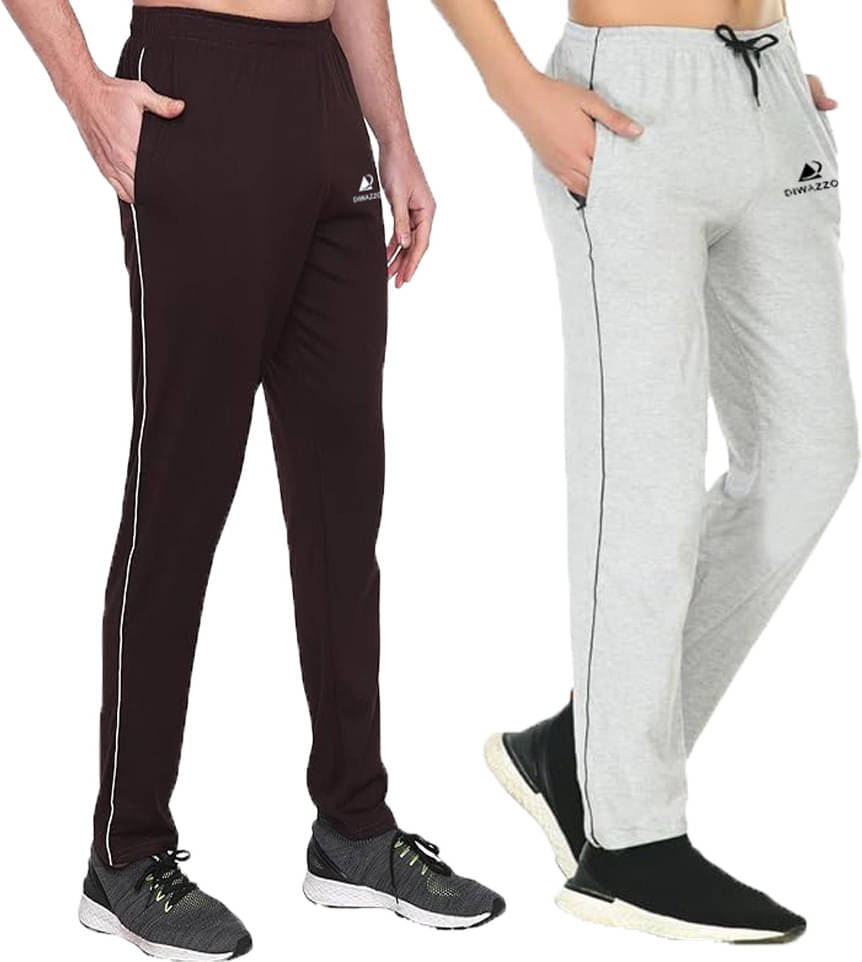 Diwazzo Multicolor Cotton Men's Trackpants ( Pack of 2 )     			Diwazzo Multicolor Cotton Men's Trackpants ( Pack of 2 )