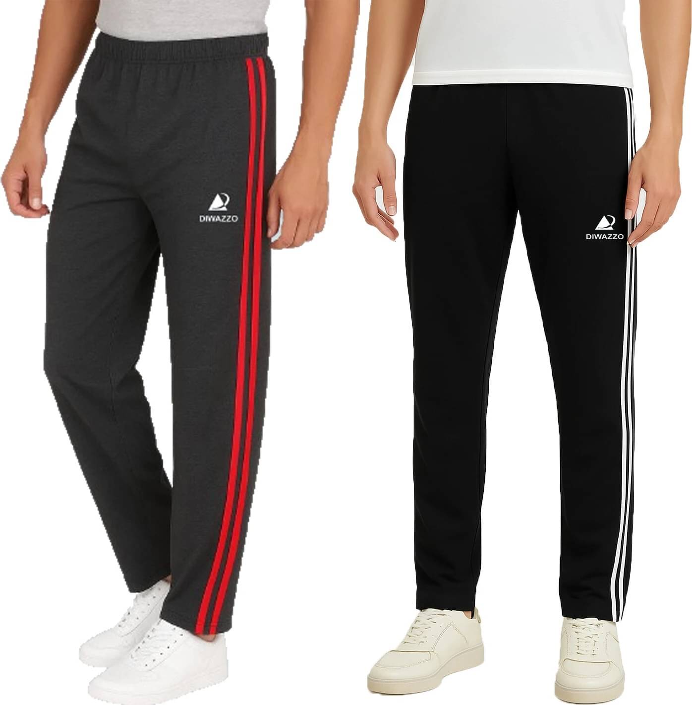 Diwazzo Multicolor Cotton Men's Trackpants ( Pack of 2 )     			Diwazzo Multicolor Cotton Men's Trackpants ( Pack of 2 )
