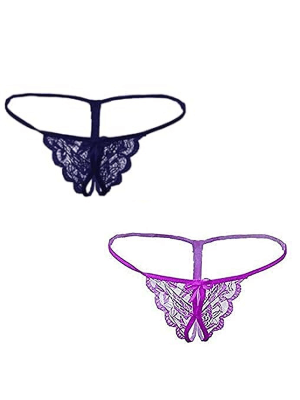     			FASHIONHUBISTA Lace Bikini ( Multi Color , Pack of 2 )