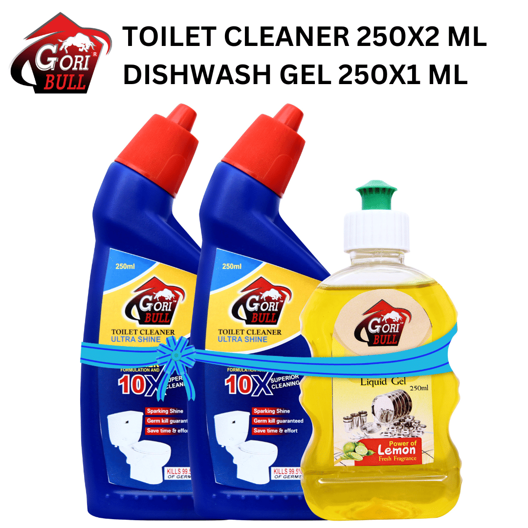 GORIBULL GORIBULL Toilet Cleaner Ready to Use Liquid REGULAR 750 Pack of 3 GORIBULL GORIBULL Toilet Cleaner Ready to Use Liquid REGULAR 750 Pack of 3