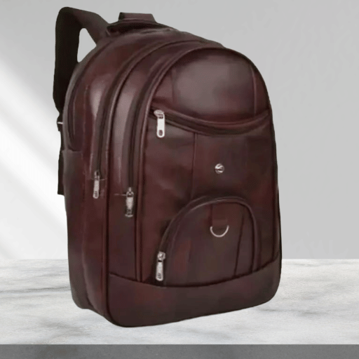 Generic 31 Ltrs Leatherite Backpack *For Men & Women ( Brown )     			Generic 31 Ltrs Leatherite Backpack *For Men & Women ( Brown )