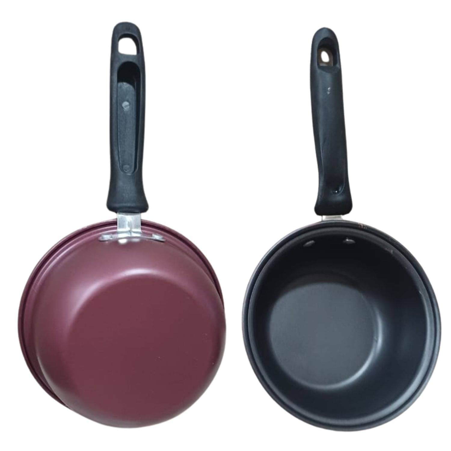 Gjshop Non-Stick Non-Stick Aluminium Milk Pan Heavy Bottom without Lid 16 cm Diameter 0.7 Ltr Gjshop Non-Stick Non-Stick Aluminium Milk Pan Heavy Bottom without Lid 16 cm Diameter 0.7 Ltr