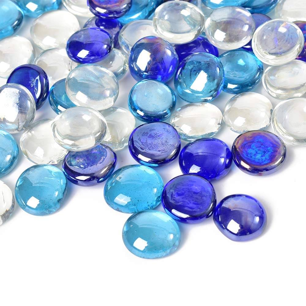     			Glass pebbles 35 PCS