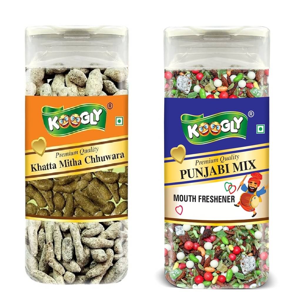 KOOGLY Khatta Mitha Chuhara+ Punjab Mix Special Hard Candies 450 gm     			KOOGLY Khatta Mitha Chuhara+ Punjab Mix Special Hard Candies 450 gm